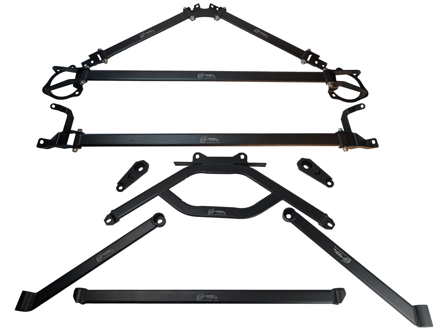 GreenFuchs | Unterbodenstreben (6-teilig) | GT/GR 86 / BRZ I&II