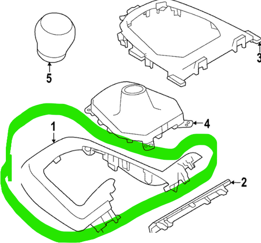 GR US | Schalterumrandung schwarze Leiste | GR86 & BRZ II