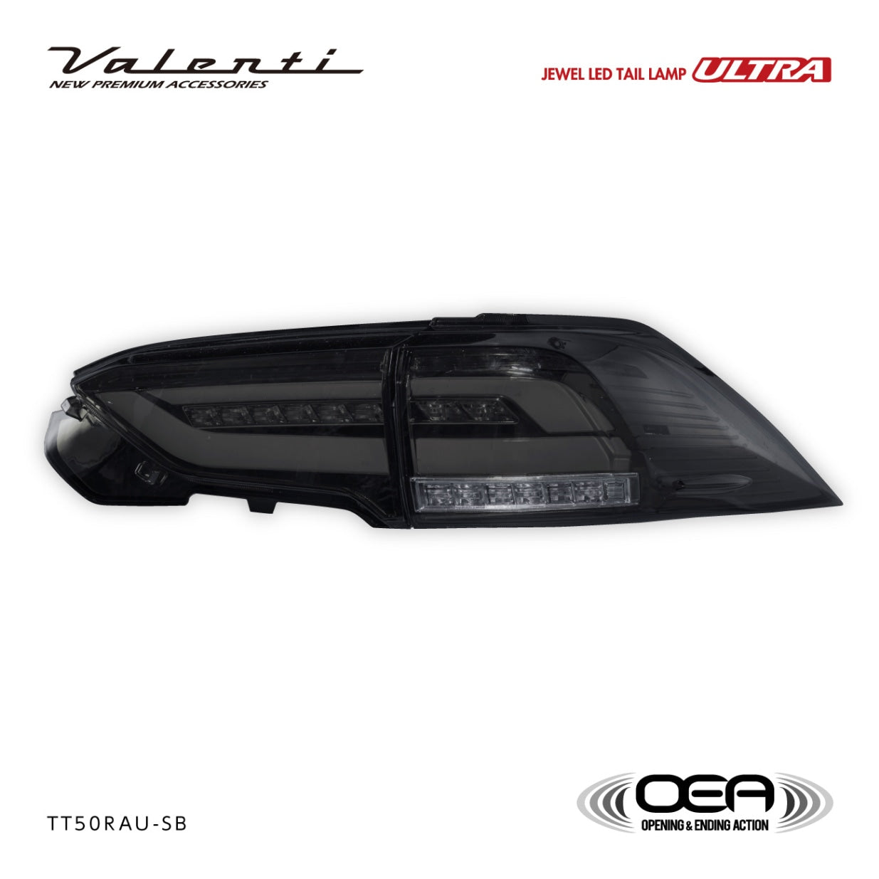 Valenti | Ultra LED-Rückleuchte (rot / smoked) | RAV4 50series (ECE-Zulassung)