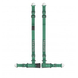 Takata Sportgurt Drift II - Snap/Bolt - schwarz/grün - ECE-Zulassung