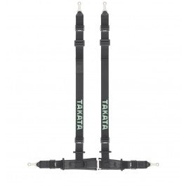 Takata Sportgurt Drift II - Snap/Bolt - schwarz/grün - ECE-Zulassung