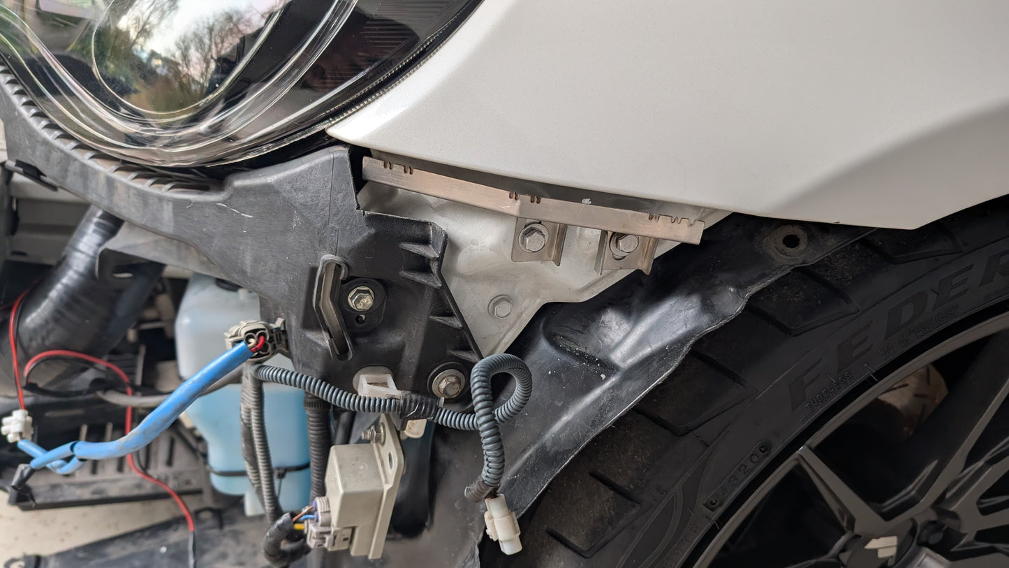 GreenFuchs | Reparatursatz Spaltmaß Frontschürze V2| Gap Reducer V2 | GT86 & BRZ I