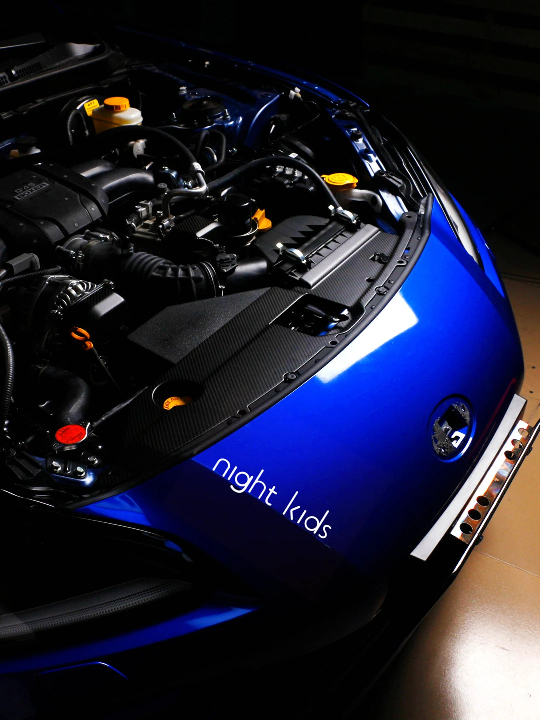Night Kids | Carbon Kohlefaser Abdeckung Front Motorraum FA24 | GR 86 BRZ II | matt / glänzend