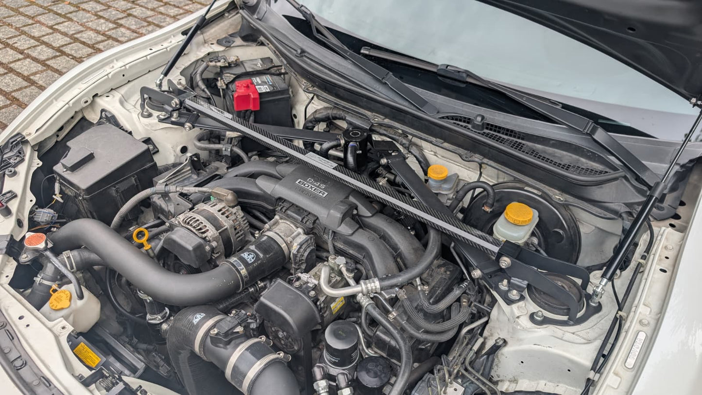 GreenFuchs | Vollcarbondomstrebe vorne/hinten Octagonstyle | GT/GR 86 & BRZ I/II