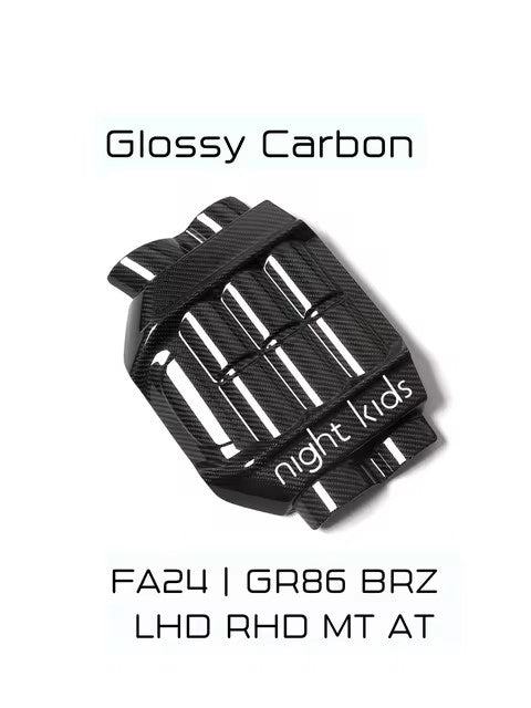 Night Kids | Carbon Kohlefaser Motorabdeckung FA24 | GR 86 BRZ II | matt / glänzend