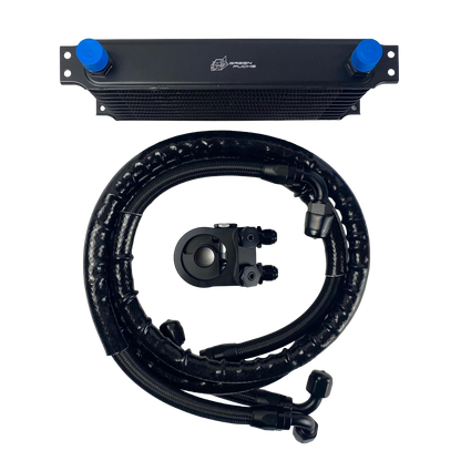 GreenFuchs | 10 Reihen Ölkühler mit Thermostat & Luftleitblechen | GR86 & BRZ II