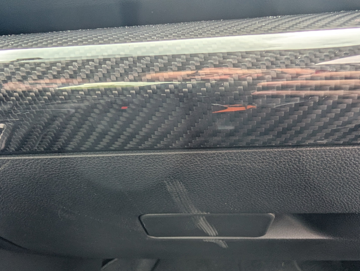 GreenFuchs | Vollcarbon Armaturenbrett-Cover Beifahrer (Stick on) | GR86 & BRZ II