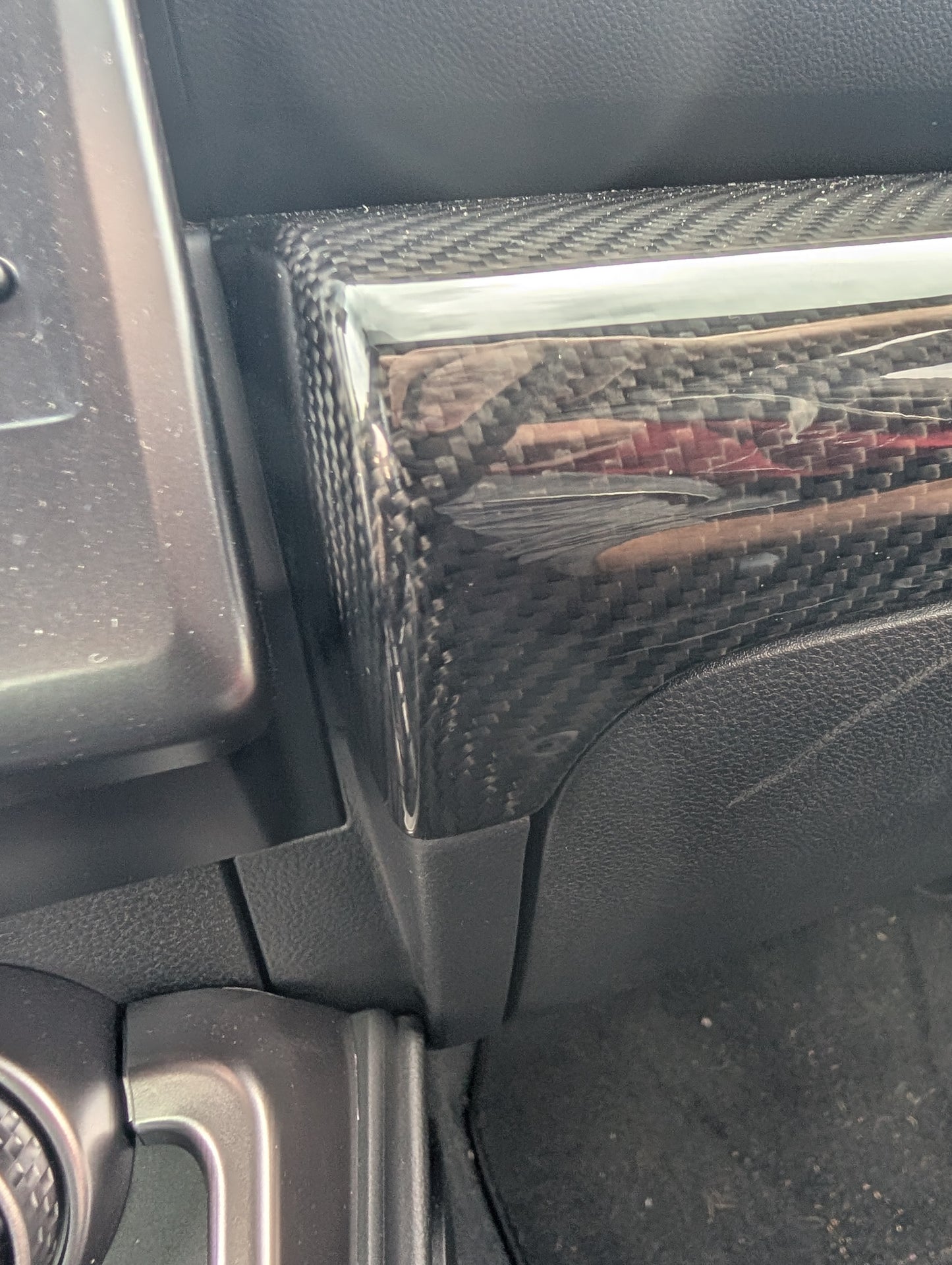 GreenFuchs | Vollcarbon Armaturenbrett-Cover Beifahrer (Stick on) | GR86 & BRZ II