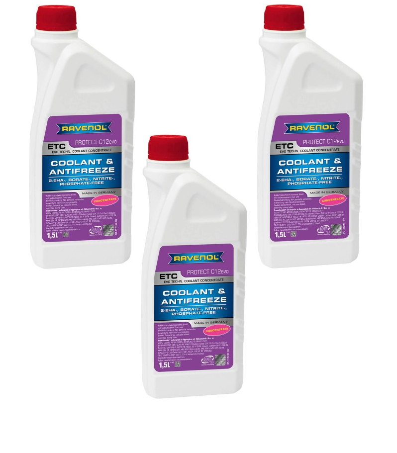 Ravenol | ETC Kühlmittelkonzentrat C12Evo Kühlerfrostschutz | GT/GR86 & BRZ I/II Universal