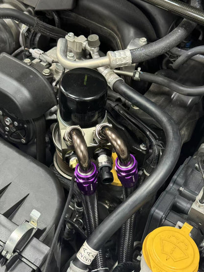 GreenFuchs x SKCustom | 10 Reihen Ölkühler mit Thermostat & Luftleitblechen | GR86 & BRZ II