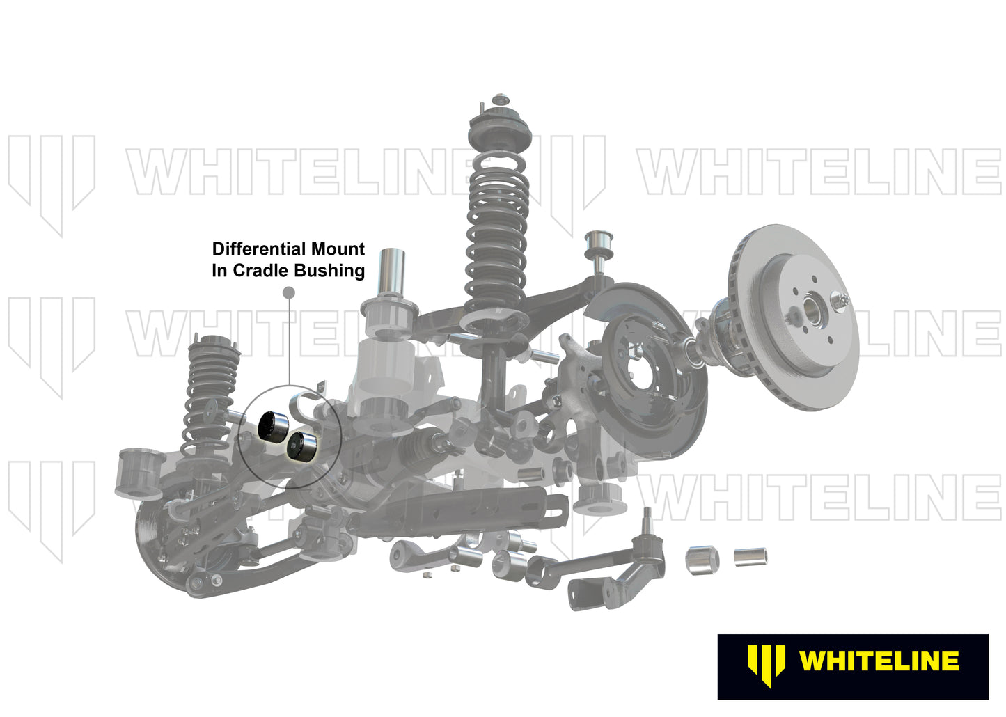 Whiteline | Differentiallagereinsätze Mount Bushing Kit  | GT/GR 86 & BRZ I & II